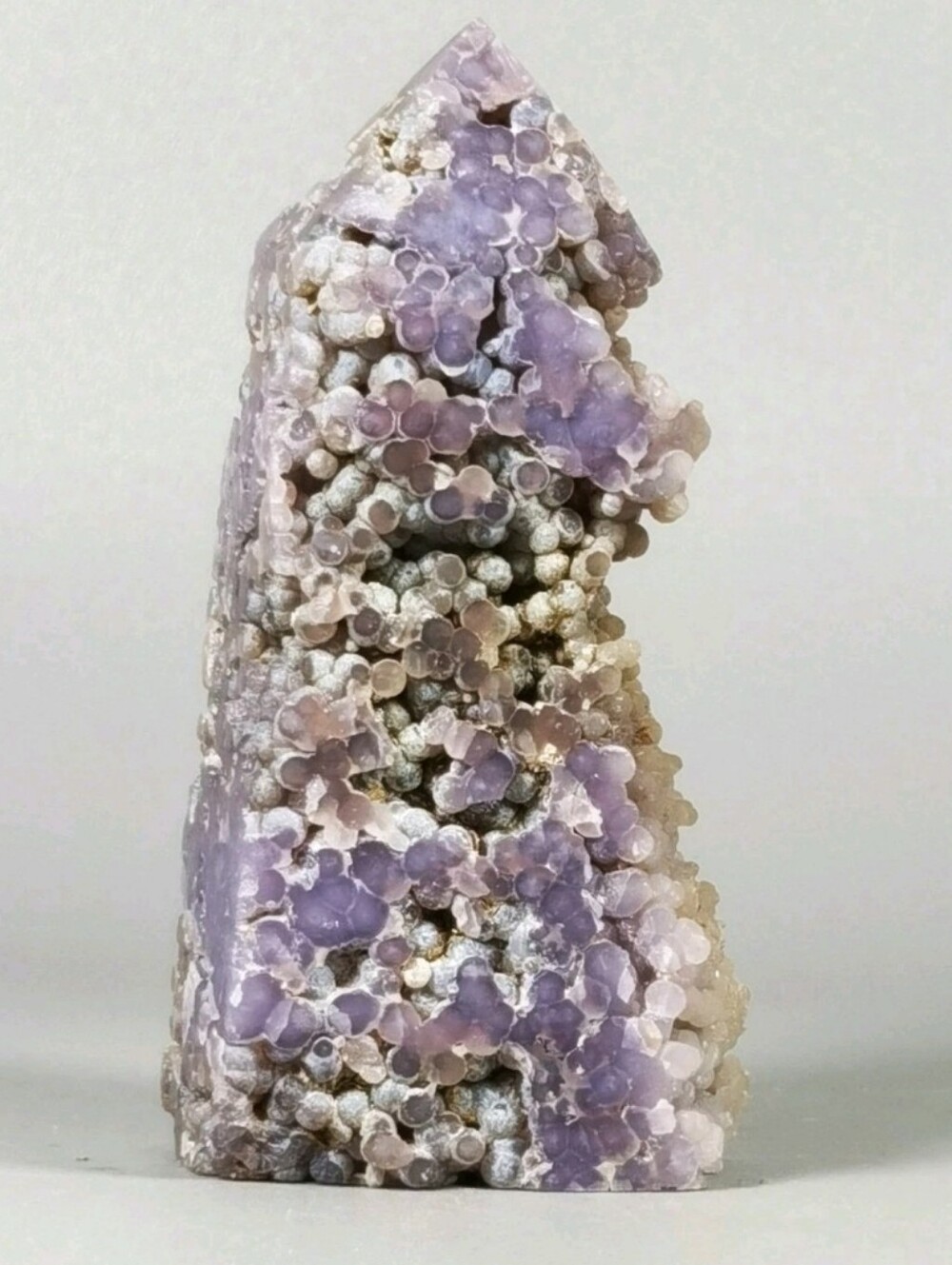 AAA Grade Botryoidal Grape Agate Chalcedony Tower Well Defined Purple Specimen